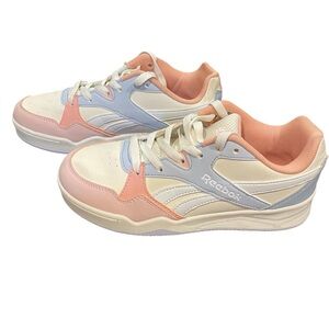 Reebok BB 4000 Pastel Sneakers Shoes Size 4K Athletic Running Walking Low Top